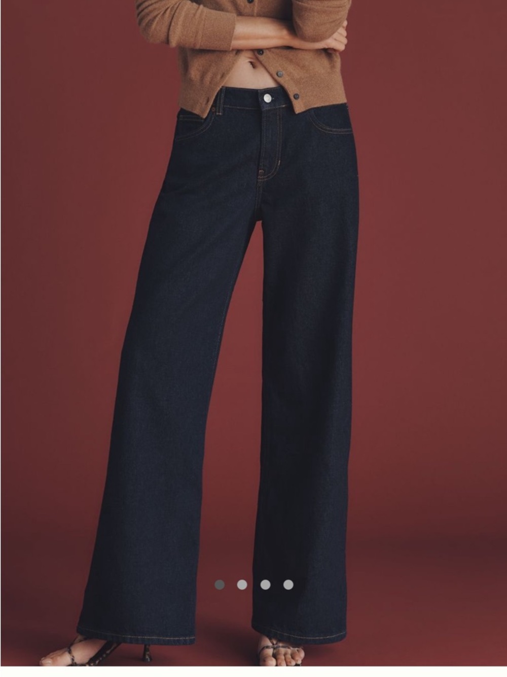 Reformation Cary Low Rise slouchy jeans (slightly altered)
